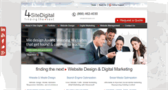 Desktop Screenshot of 4sitedigital.com